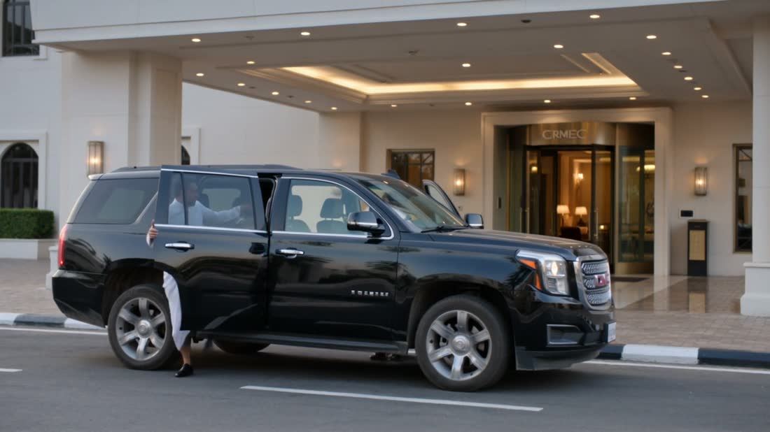Hotel arrival
