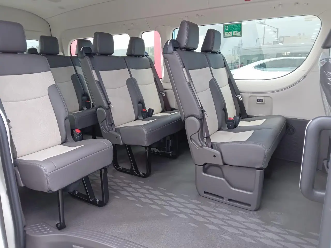 Inside the Hiace